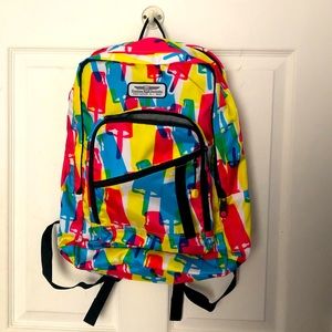 Bright and stylish backpack!  Like new.